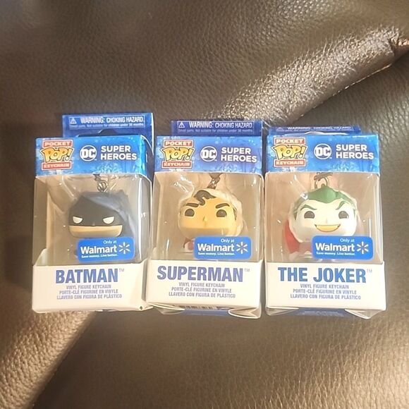 Pocket POP keychain DC Super Heros Funco Superman , Batman, The Joker - Picture 10 of 10